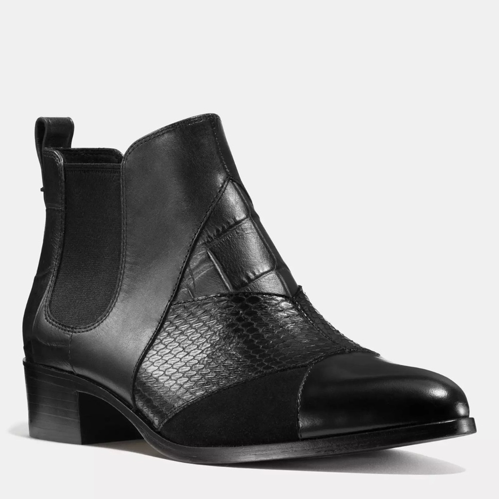 COACH 7.5 Suffolk Patchwork Bootie